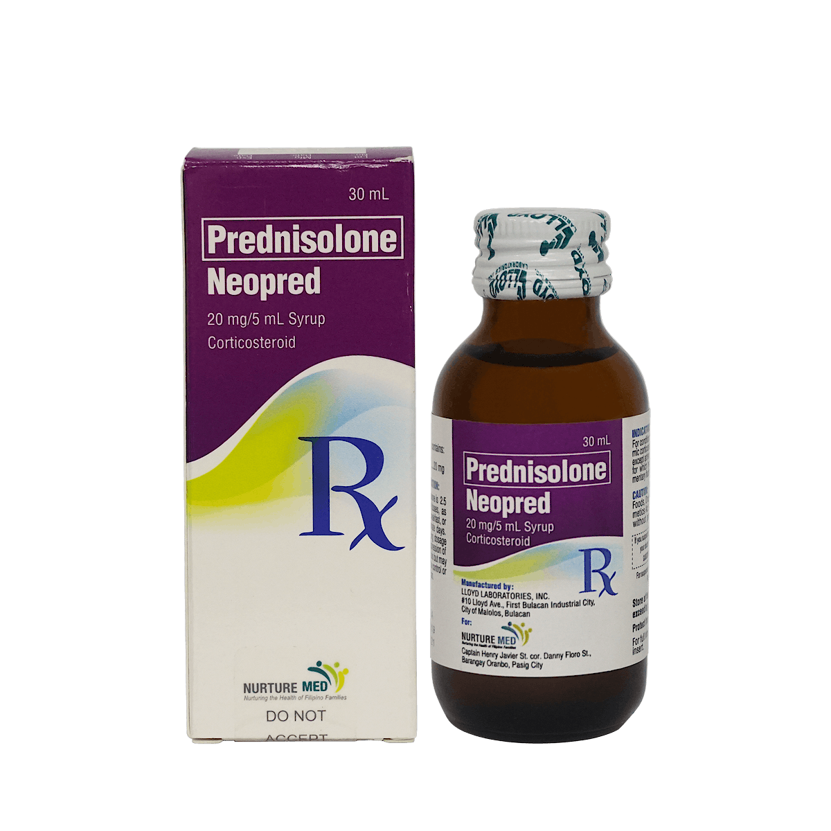 NEOPRED Prednisolone Sodium Phosphate 20mg / 5mL Syrup 30mL price in ...